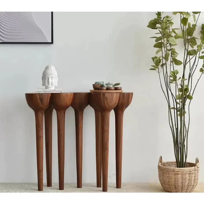 Agrippa Modern Solid Wood Console Tables | Japandi Interior Decor