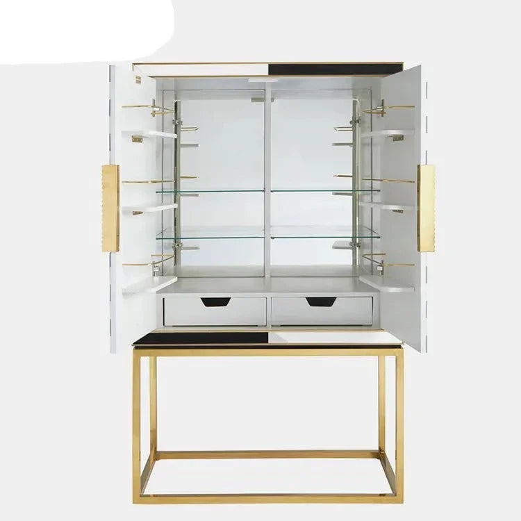 Black and White Geometric Furniture | Eclectic Interior Design