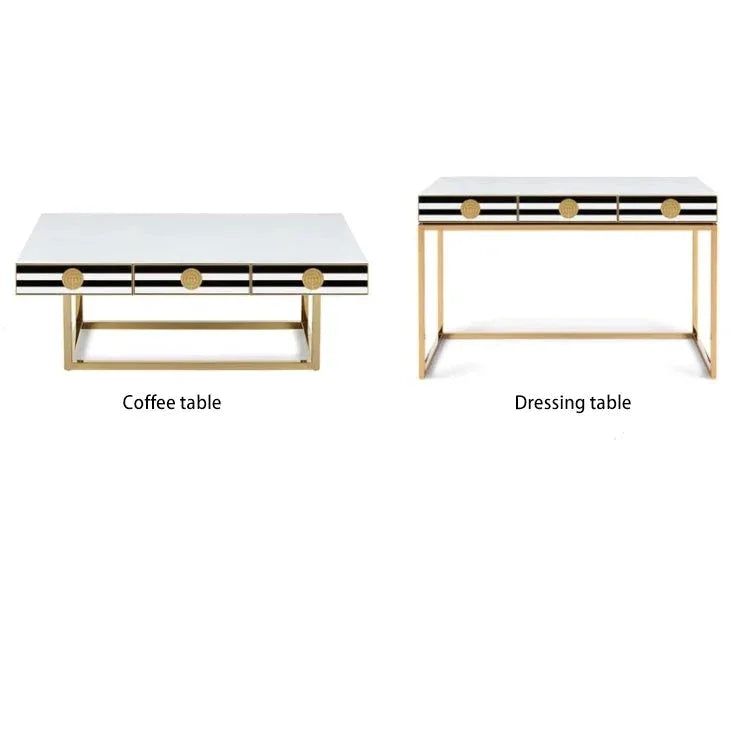 Black and White Geometric Furniture | Eclectic Interior Design