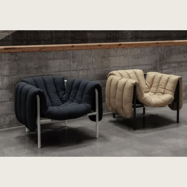 Corby Lounge Chair | Modern Upholstered with Metal Frame | Luxury Interiors