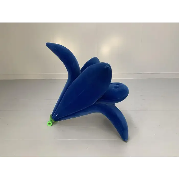 Flower Velvet Lounge Chair | Luxury Interiors | Available in Many Colors