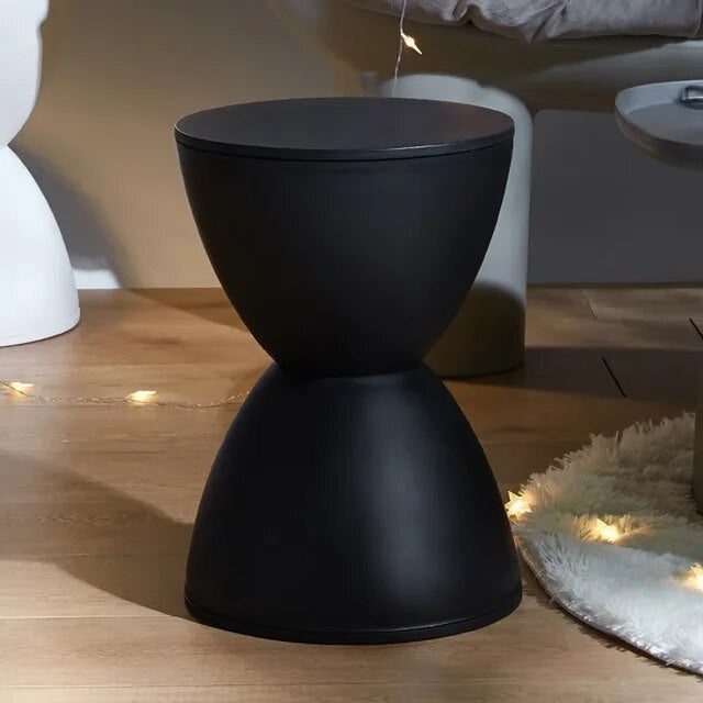 Colorful Hourglass Side Tables – Modern Accent Furniture