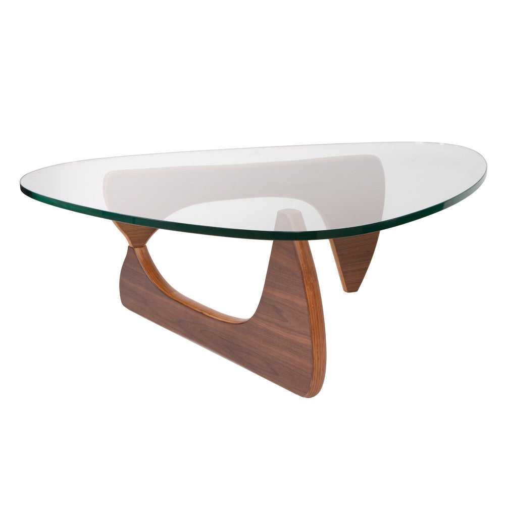 Tavolino in legno massello con finitura in ciliegio, moderno e minimalista, tavolino ovale per piccoli salotti, perfetto per la casa e il soggiorno