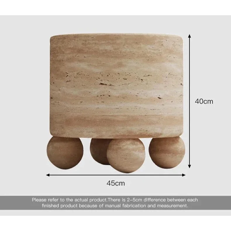 Modern Green Marble Side Table with Sphere Base – Luxury Accent Furniture