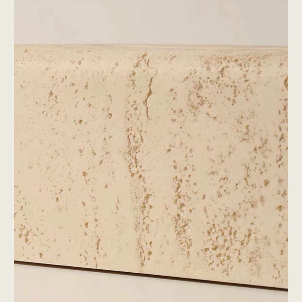 Minimalist Stone Tissue Box Cover – Modern Rectangular Design for Home Decor