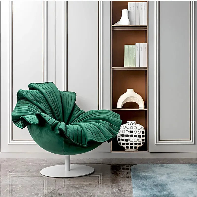 Modern Accent Chair - Flower Design Unique Statement Living Room Furniture | Luxury Interiors