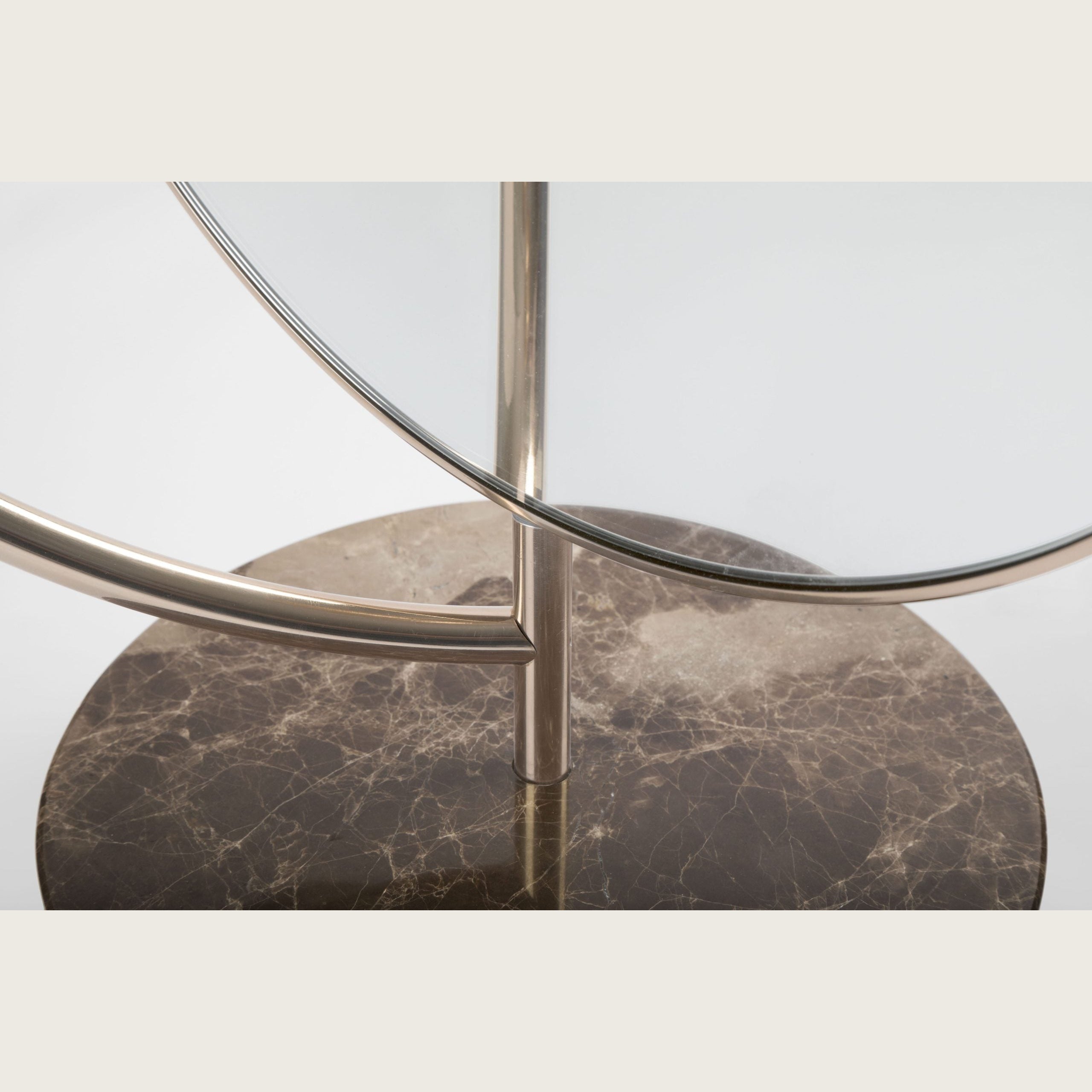 Modern Oval Floor Mirror with Marble Base | Luxury Interiors