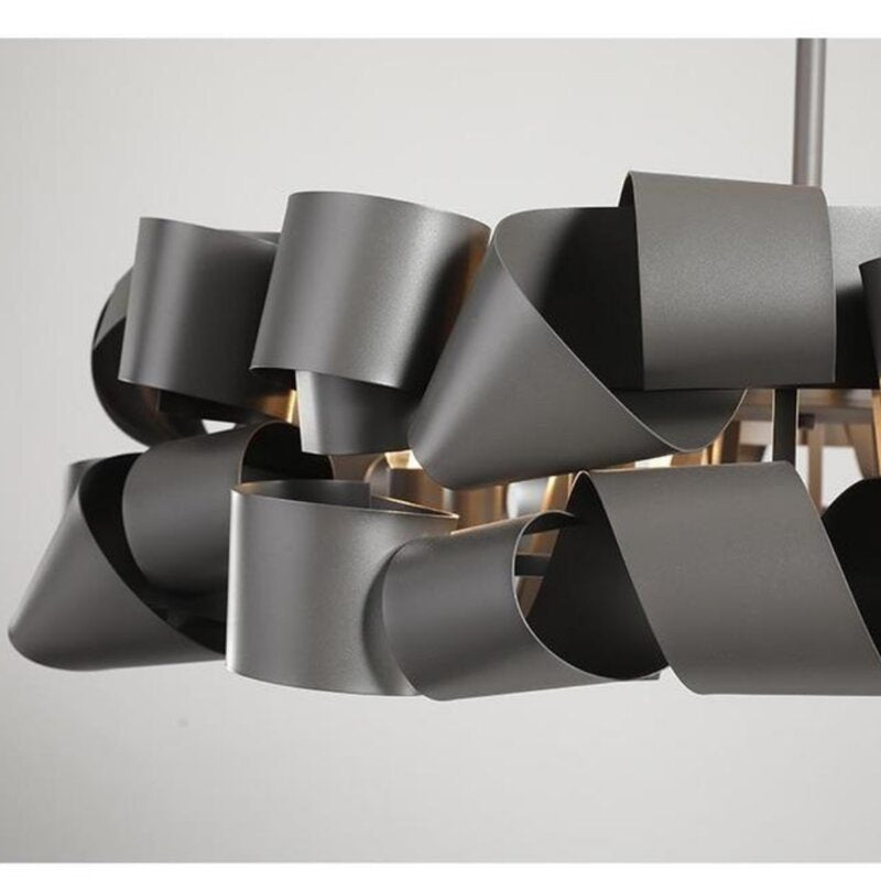 Modern Ribbon Chandelier - Ceiling Lamps for Living Room