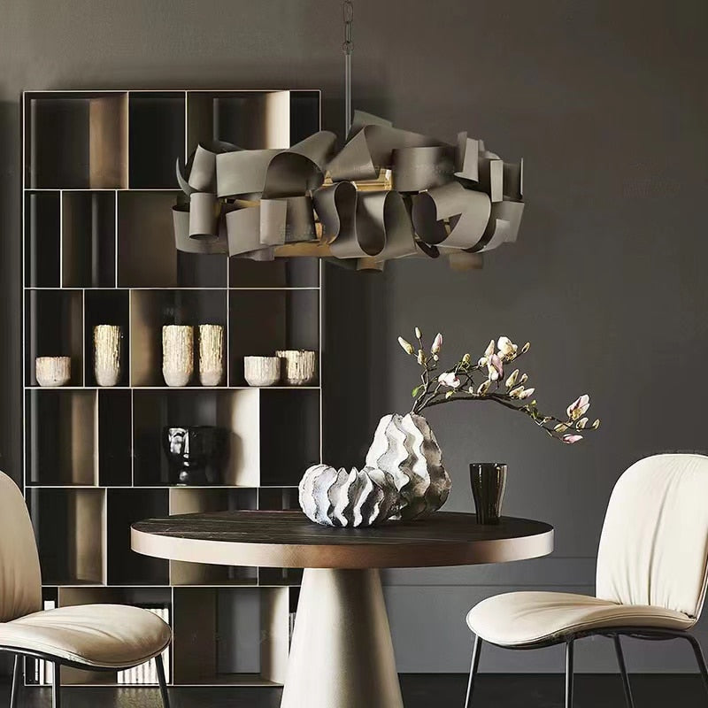 Modern Ribbon Chandelier - Ceiling Lamps for Living Room