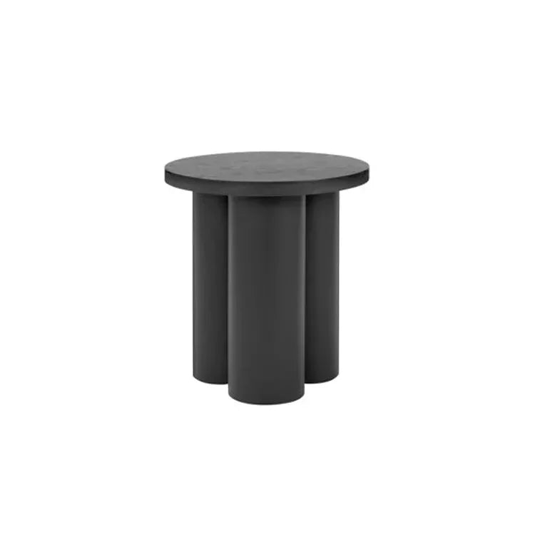 Modern Round Side Tables with Sculptural Base | Luxury Interiors