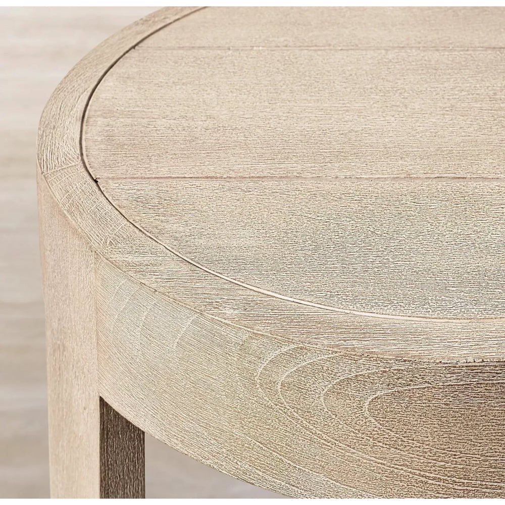 Modern Round Wood Coffee Table | Luxury Minimalist Interior Design
