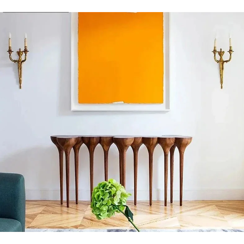 Agrippa Modern Solid Wood Console Tables | Japandi Interior Decor