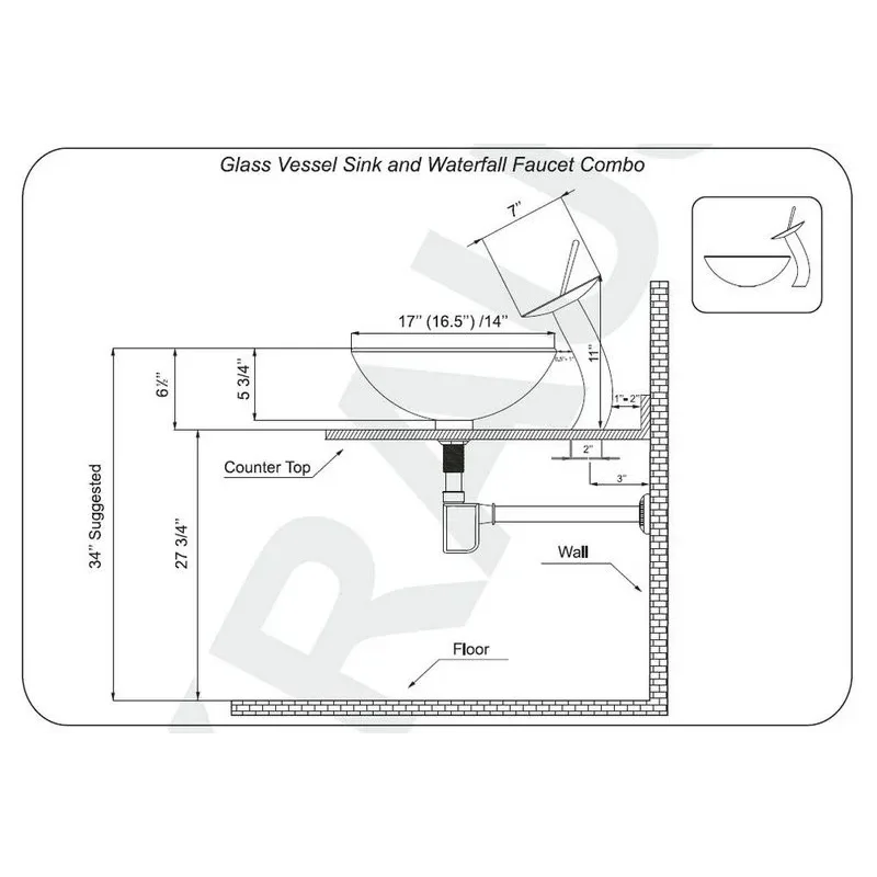 Speckled Stone Vessel Sink for Modern Bathrooms | Luxury