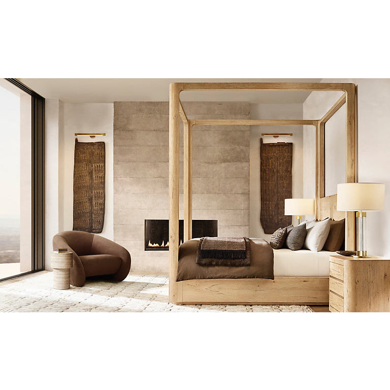 The Artisan Oak Closed Nightstand | Three Drawers - Nightstands