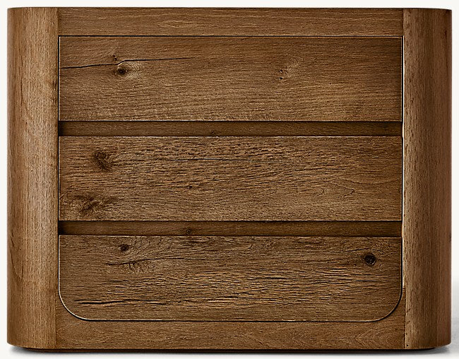 The Artisan Oak Closed Nightstand | Three Drawers - Walnut / 20’’ - Nightstands