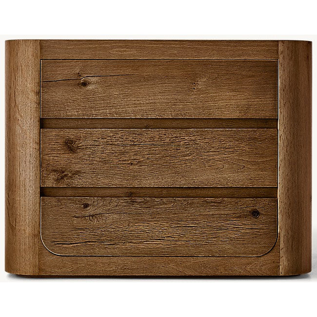 The Artisan Oak Closed Nightstand | Three Drawers - Walnut / 20’’ - Nightstands