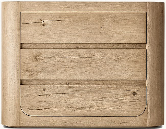 The Artisan Oak Closed Nightstand | Three Drawers - White oak / 20’’ - Nightstands
