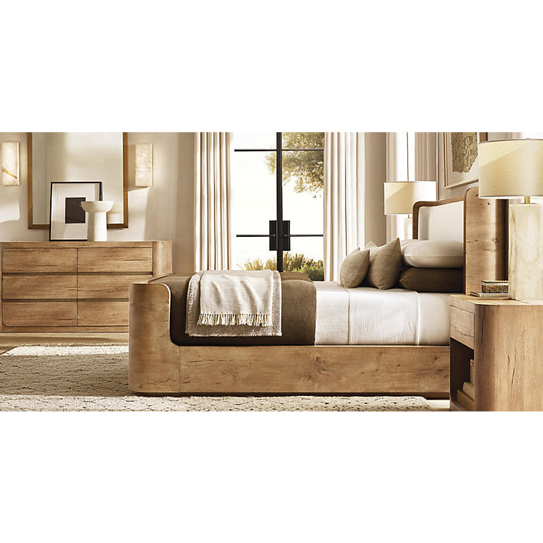 The Artisan Open Nightstand | Solid Oak & Single Drawer - Nightstands