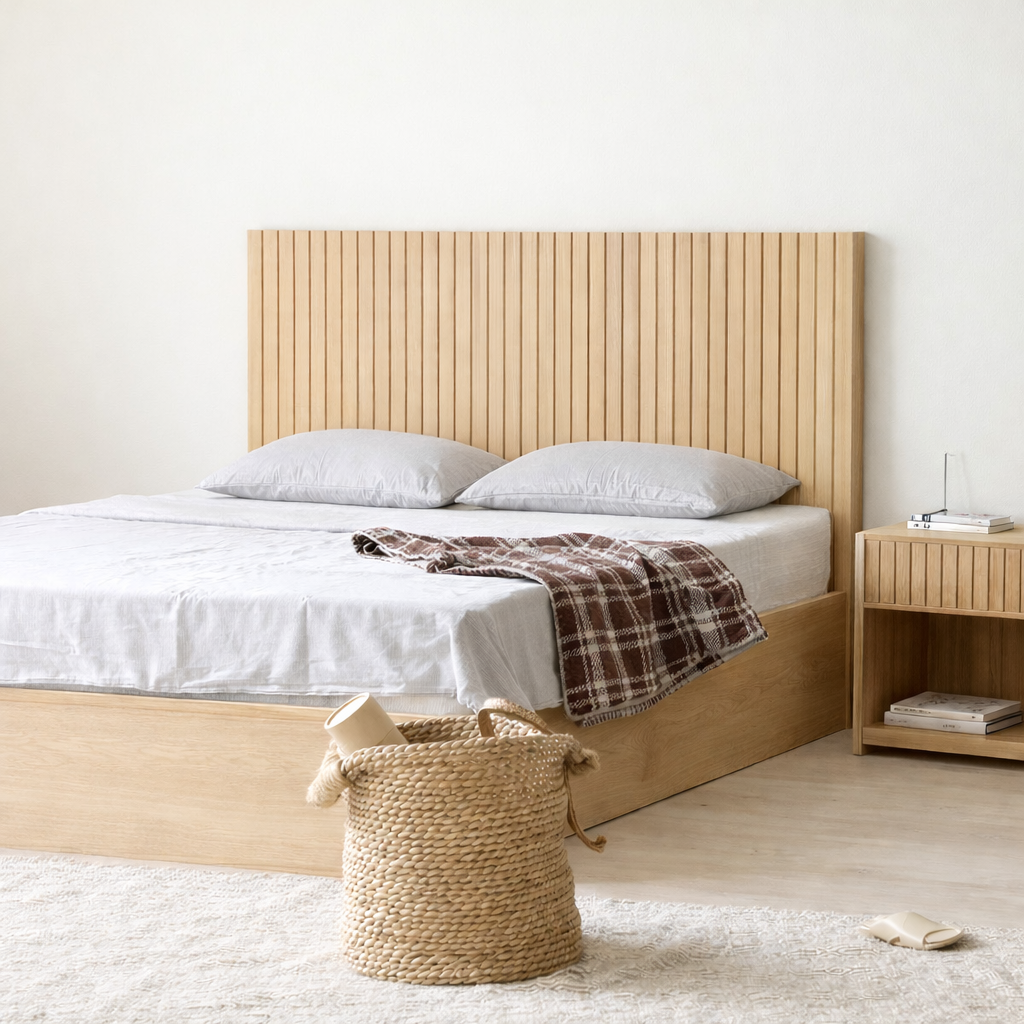 LETTO CON STRUTTURA ORBITALE IN LEGNO MASSELLO | HLMPGH01