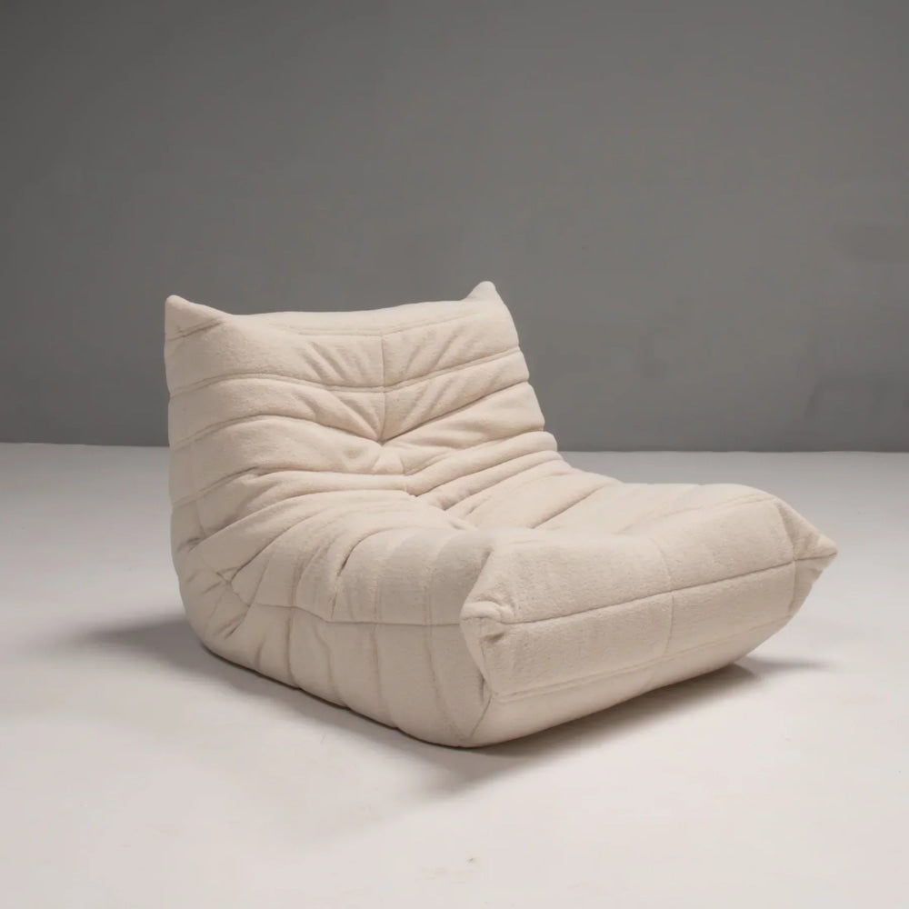Togo Style Lounge Chair – Cozy Mid-century Modern Accent for Living Rooms Reading Nooks & Contemporary Spaces