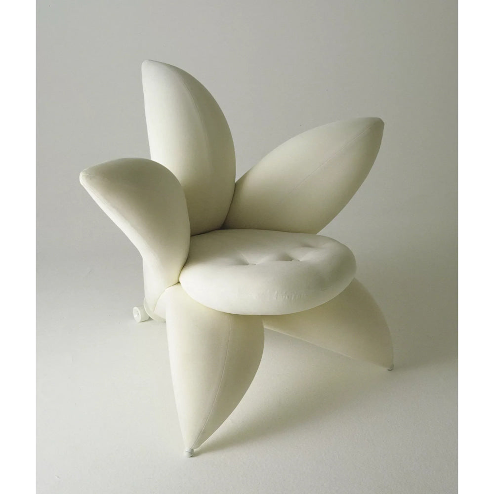 Flower Velvet Lounge Chair | Luxury Interiors | Available in Many Colors