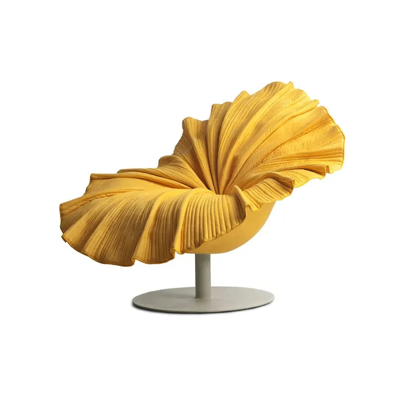 Modern Accent Chair - Flower Design Unique Statement Living Room Furniture | Luxury Interiors
