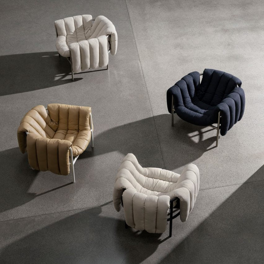 Corby Lounge Chair | Modern Upholstered with Metal Frame | Luxury Interiors