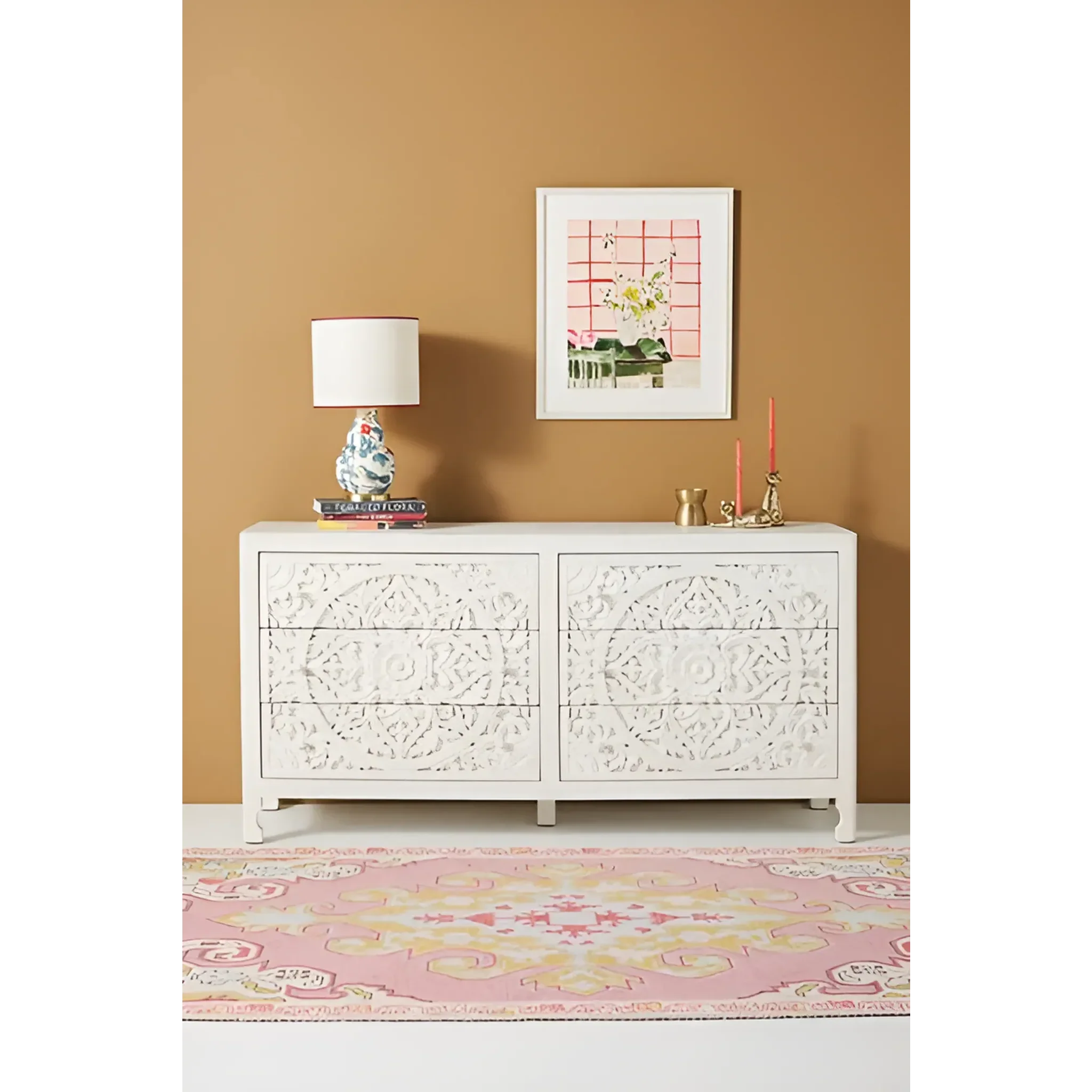 Hand-carved Black Wooden Cabinet Collection for Luxurious Interiors