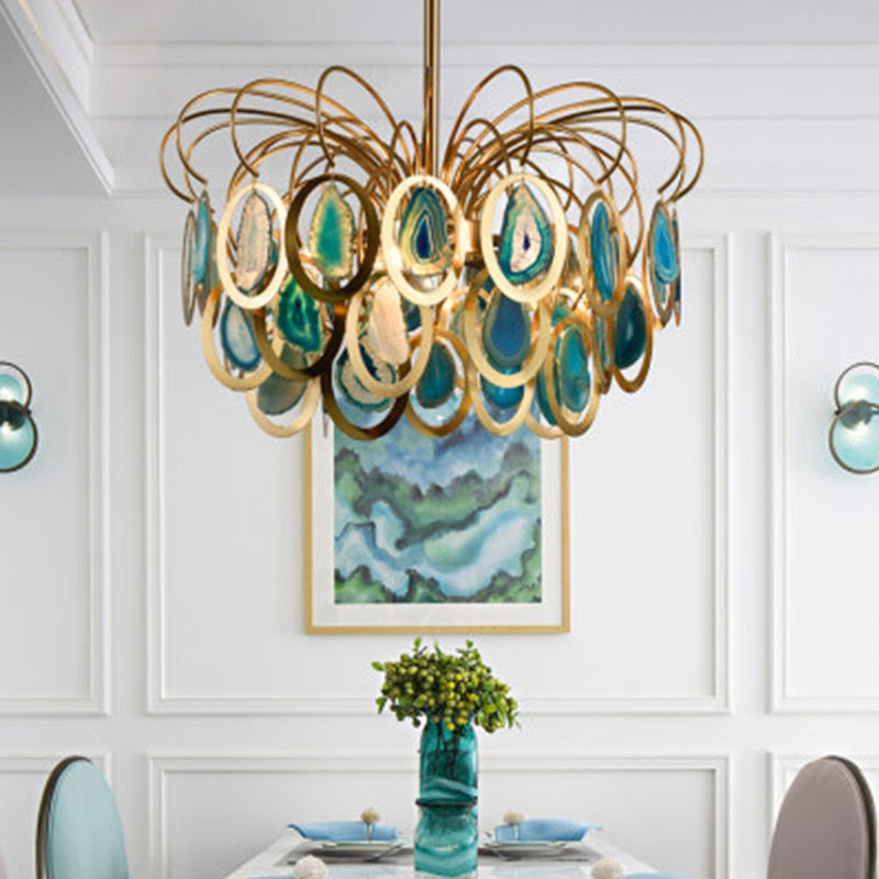Luxury Ceiling Light Fixtures for Dining Room Unique Interior Designer Lamps | Hulmara