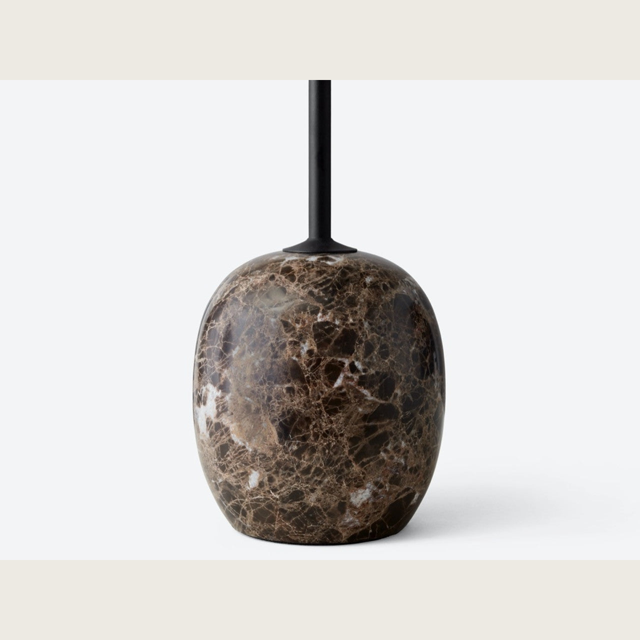 Modern Marble Side Table with Minimalist Black Top | Luxury Interiors