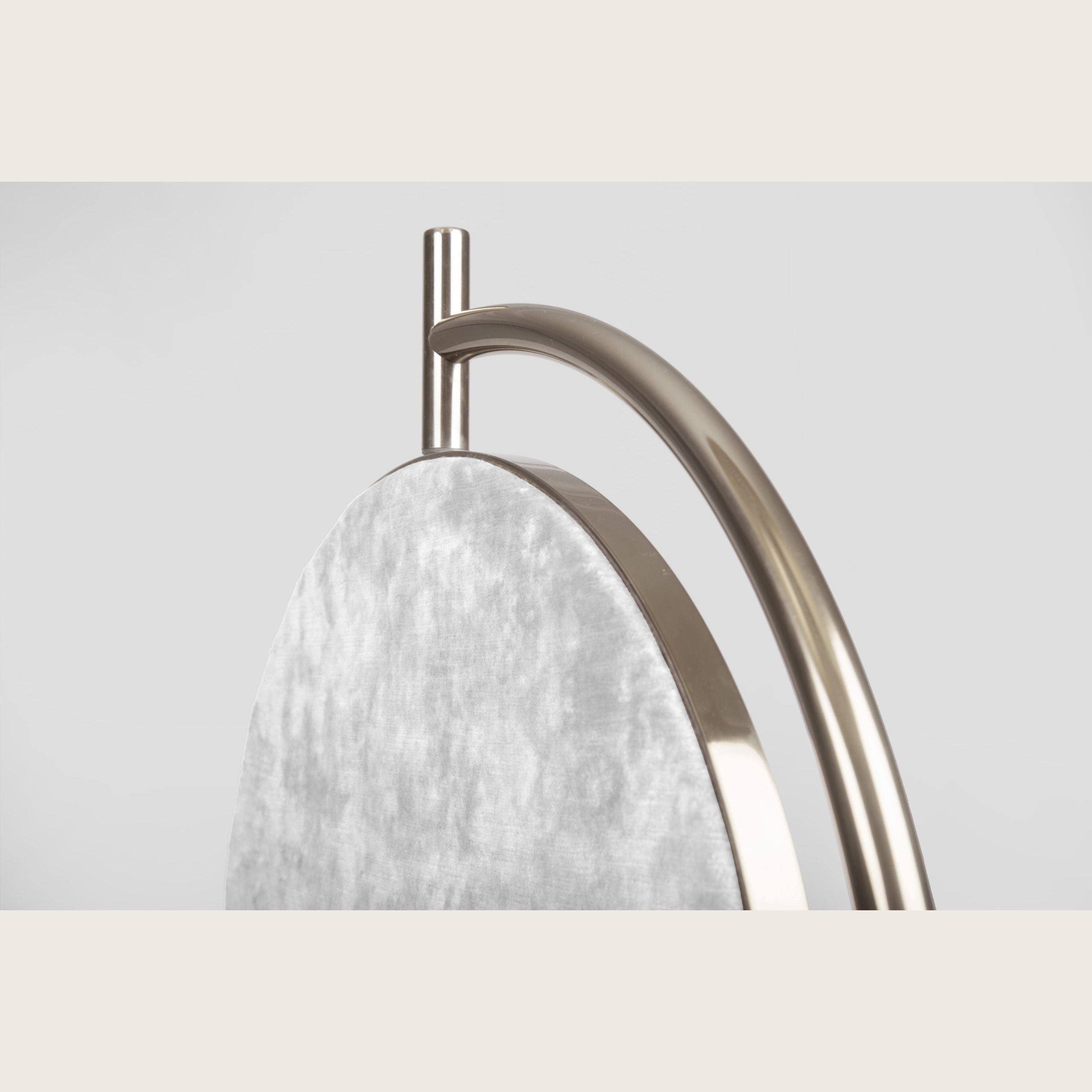 Modern Oval Floor Mirror with Marble Base | Luxury Interiors