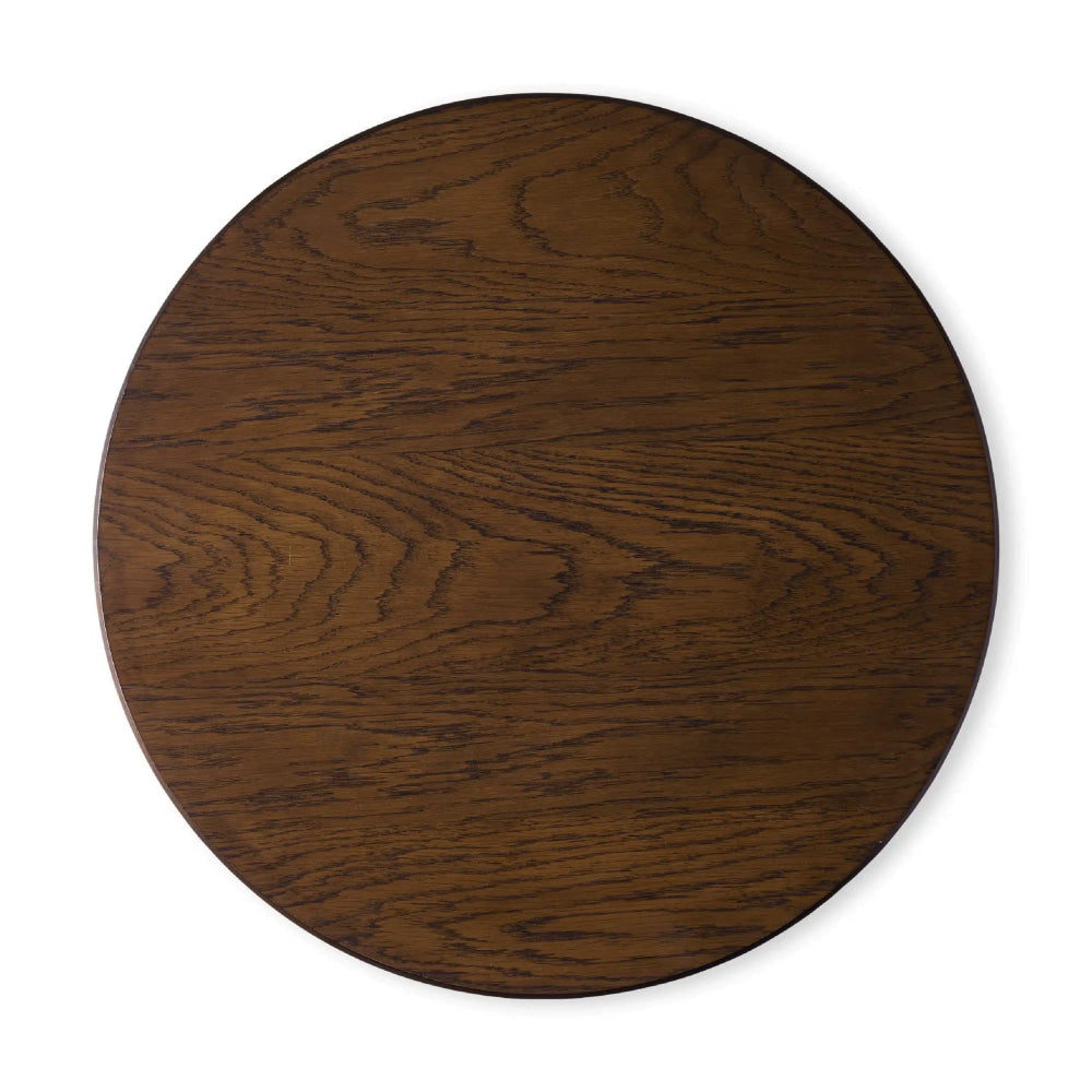 Modern Oval Wood End Tables | Japandi Living Room