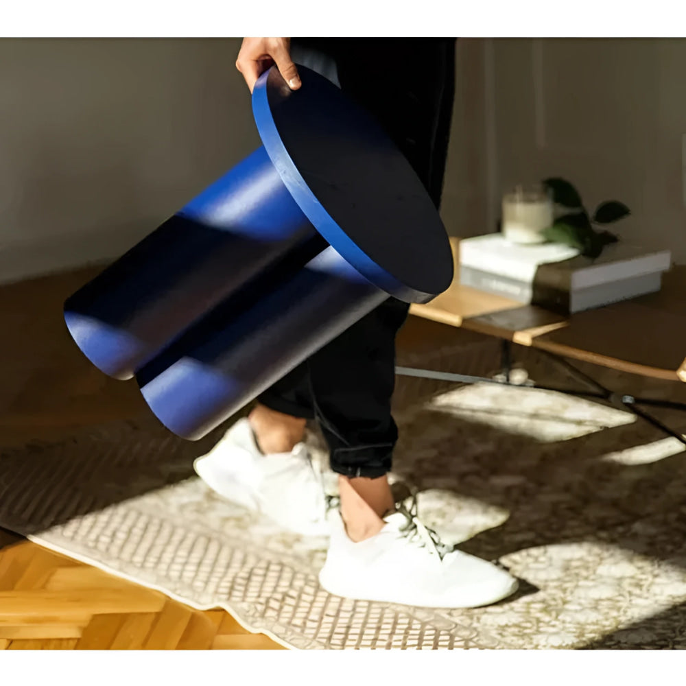 Modern Round Side Tables with Sculptural Base | Luxury Interiors