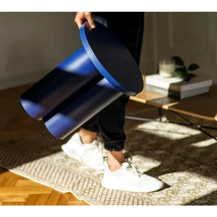 Modern Round Side Tables with Sculptural Base | Luxury Interiors