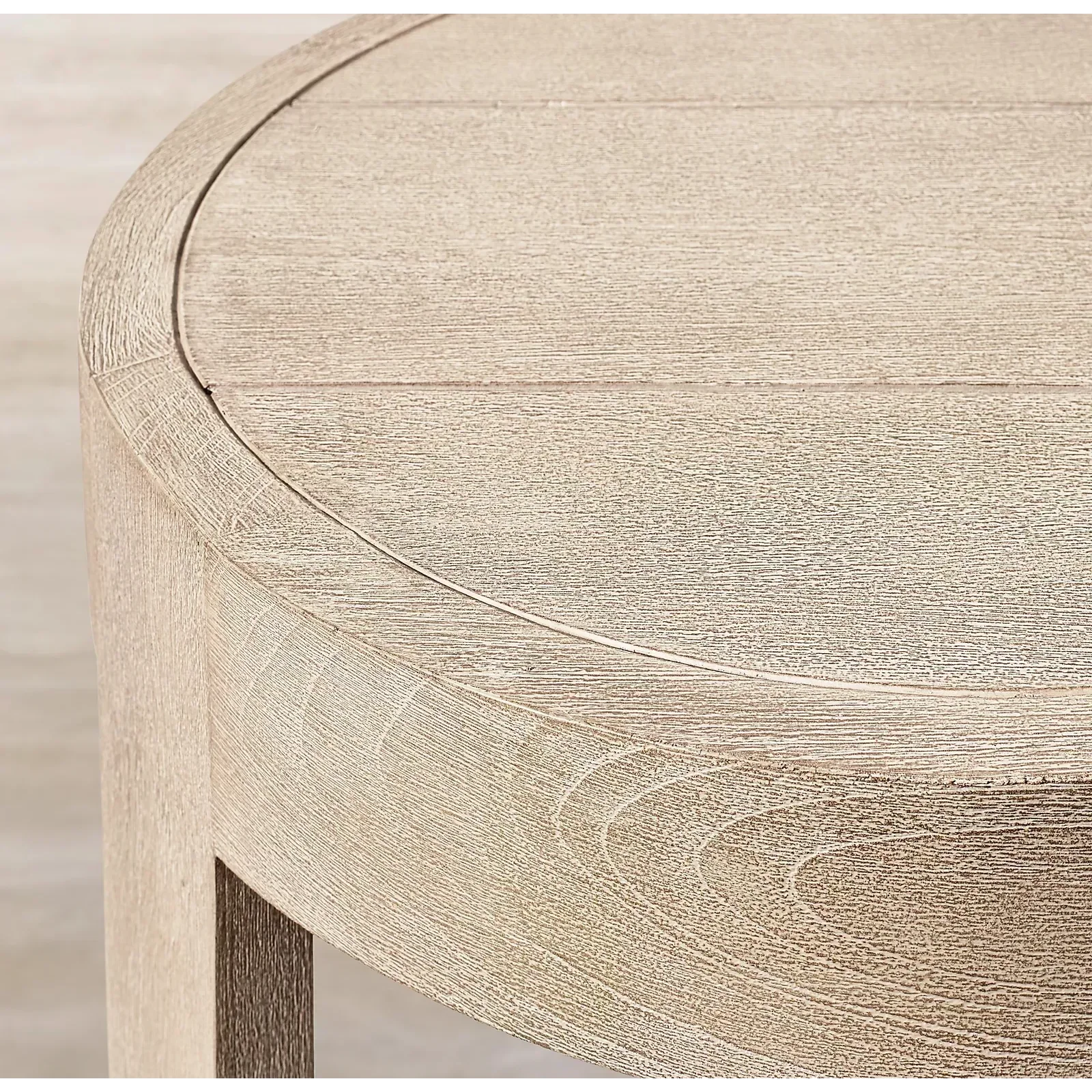 Modern Round Wood Coffee Table | Luxury Minimalist Interior Design