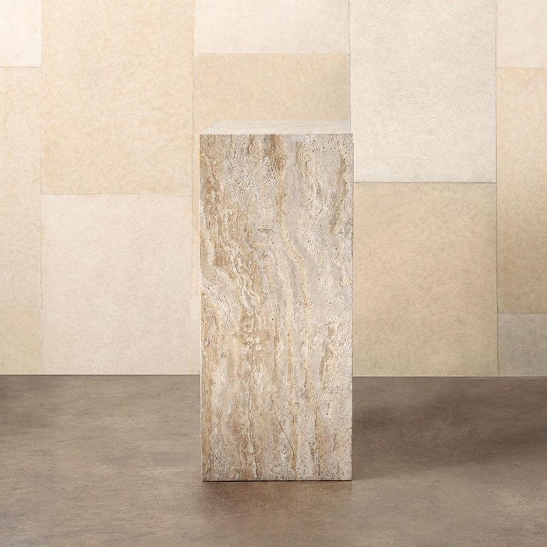 Modern Travertine Console Table – Luxury Interior for Contemporary spaces