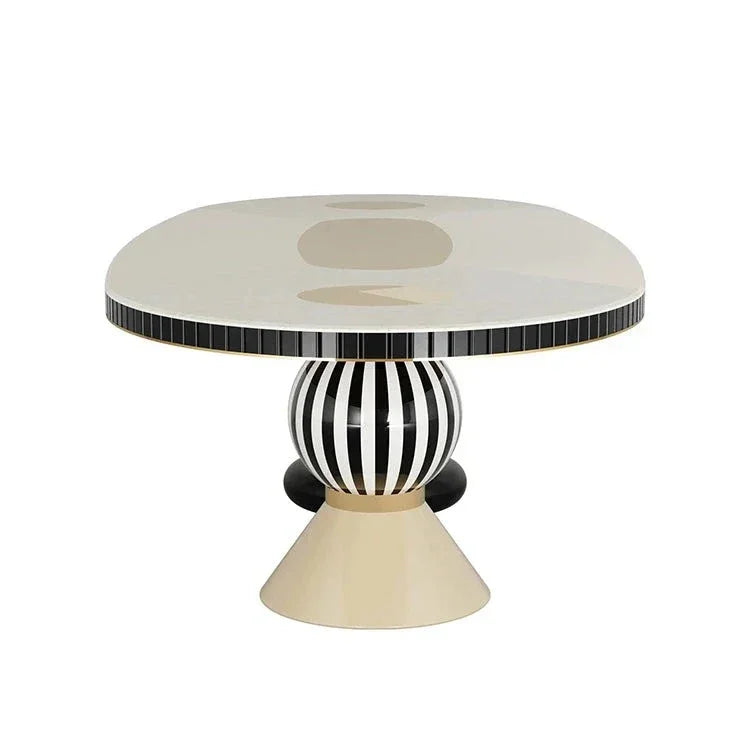 Contemporary Sculptural Dining Table – Bold Art Deco Interiors