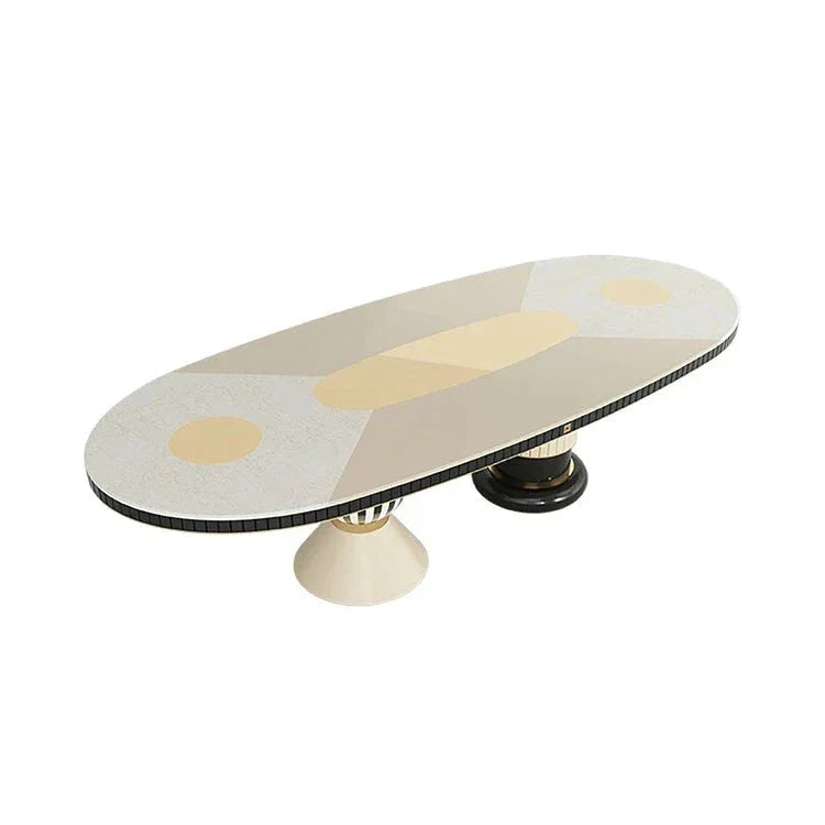 Contemporary Sculptural Dining Table – Bold Art Deco Interiors