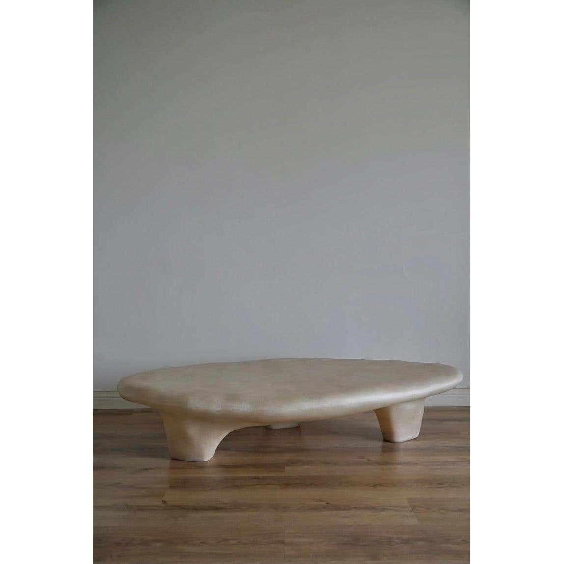 Organic Low Coffee Table with Sculptural Design | Furniture Piece for Professional Interior Designers