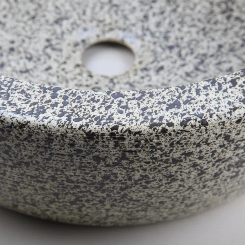 Speckled Stone Vessel Sink for Modern Bathrooms | Luxury