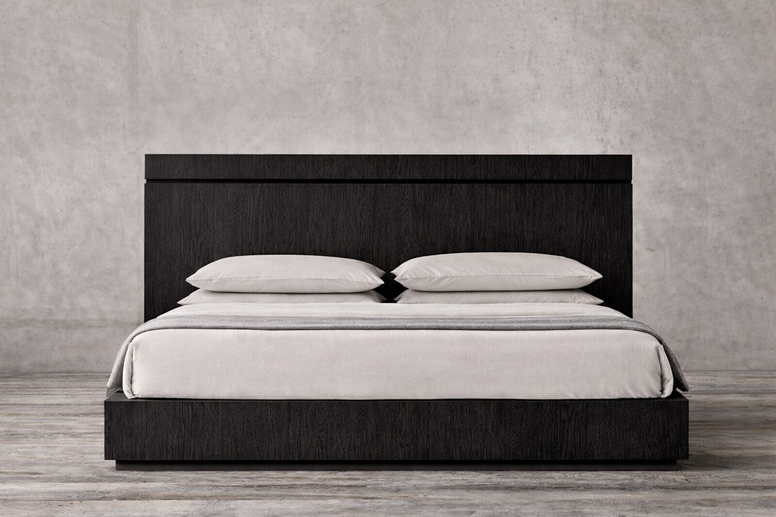 JAPANDI 实木轨道式床架 | HLMPGH02