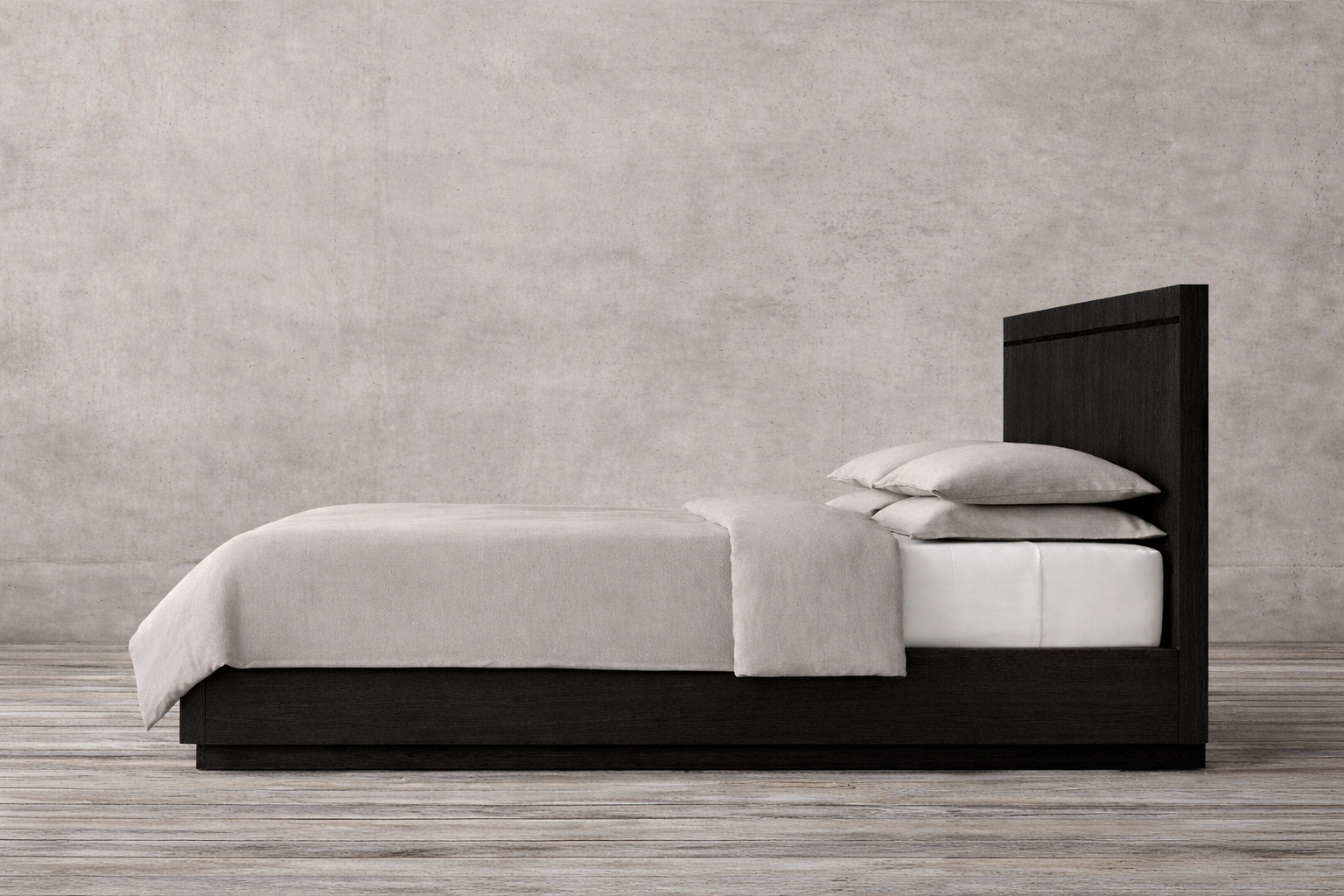 JAPANDI 实木轨道式床架 | HLMPGH02