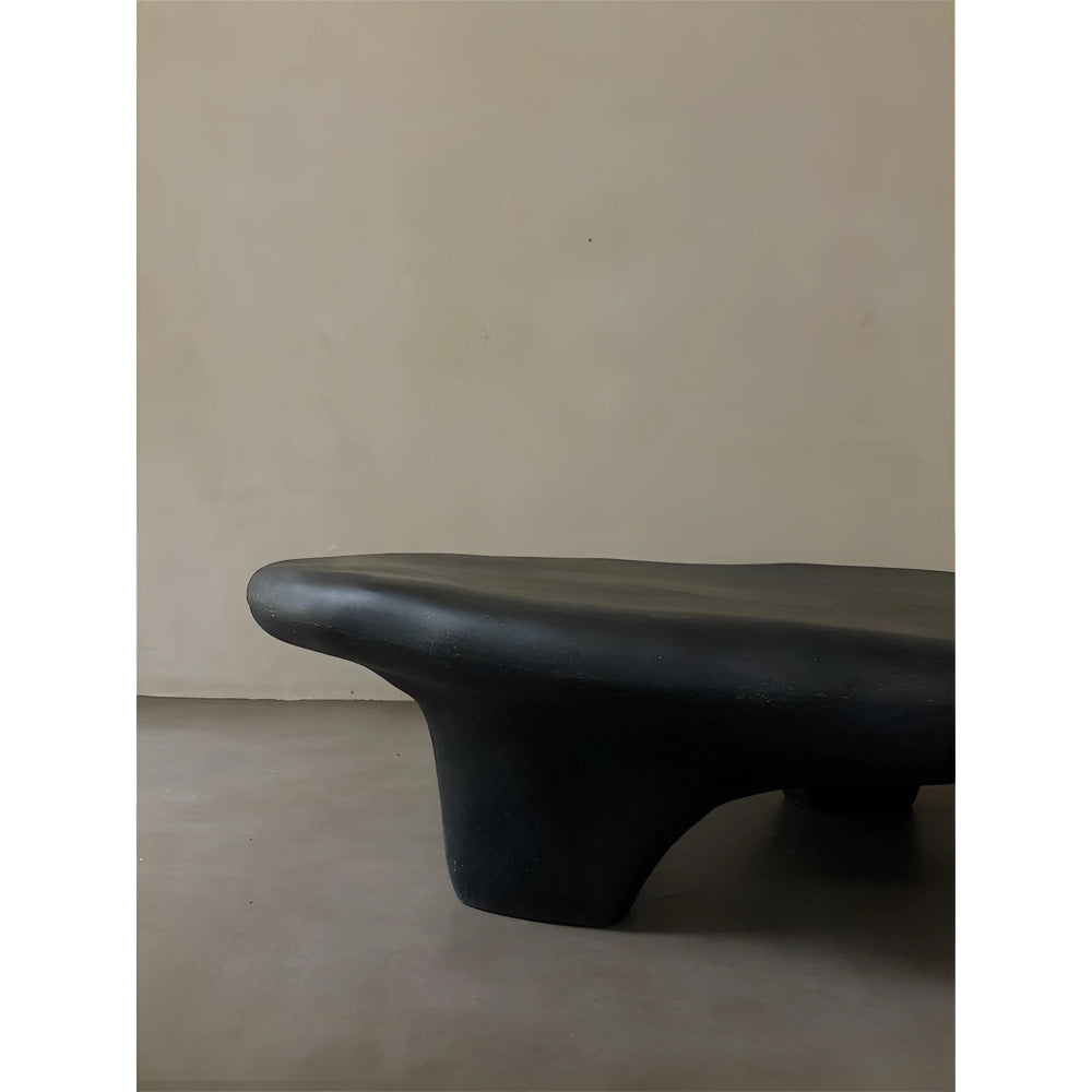 Organic Low Coffee Table with Sculptural Design | Furniture Piece for Professional Interior Designers
