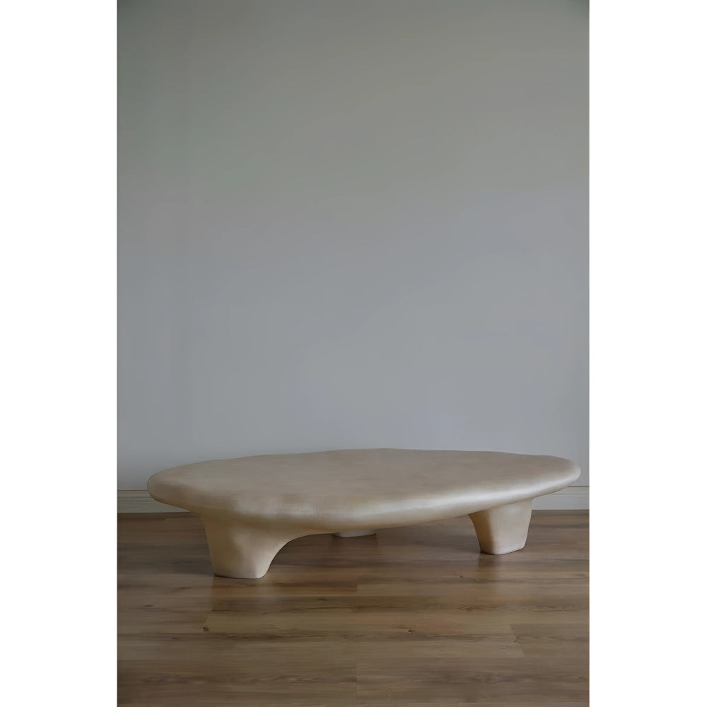 Organic Low Coffee Table with Sculptural Design | Furniture Piece for Professional Interior Designers