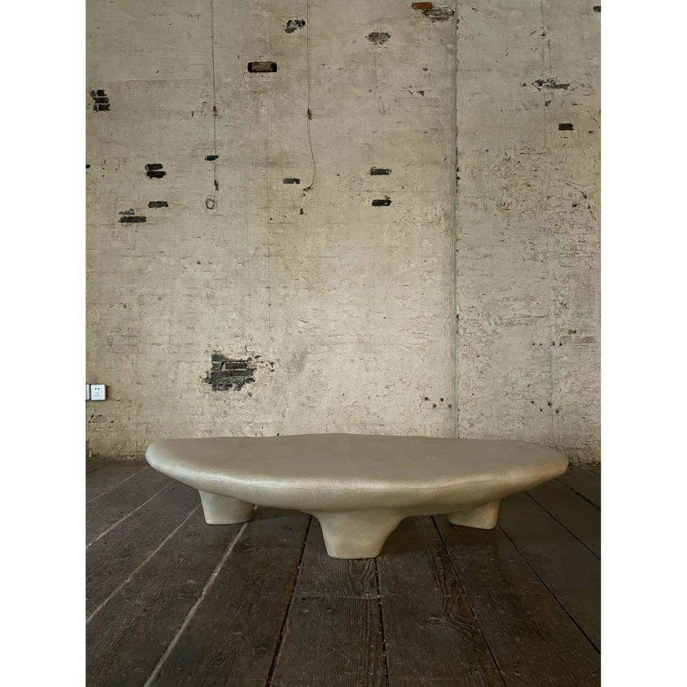 Organic Low Coffee Table with Sculptural Design | Furniture Piece for Professional Interior Designers